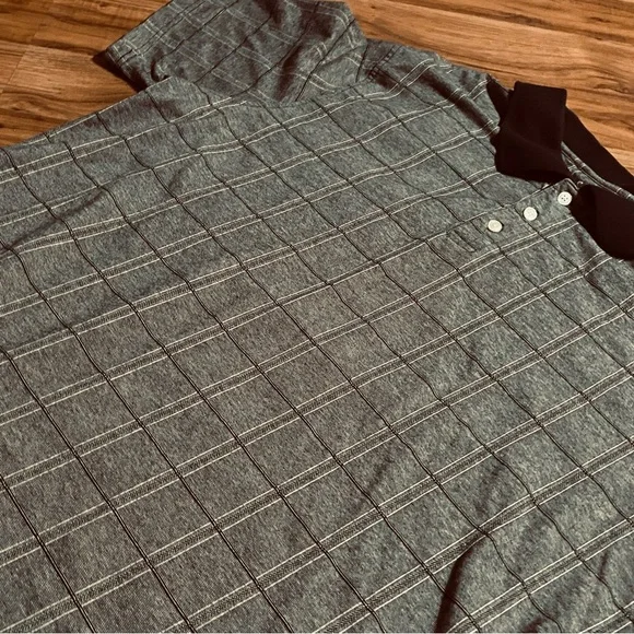Open Trails Men's Windowpane Pattern Polo Size XXLarge - Picture 7 of 16